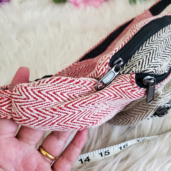 Nwot handmade hemp cotton boho fannypack - Picture 5 of 10